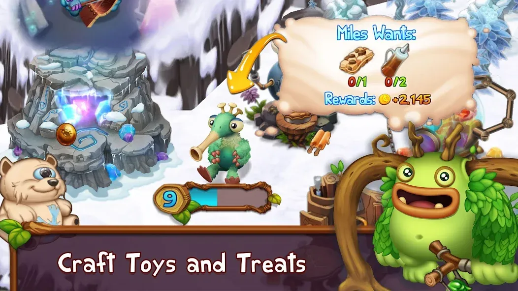 Скачать Singing Monsters: Dawn of Fire MOD APK — Много денег — скриншот 2
