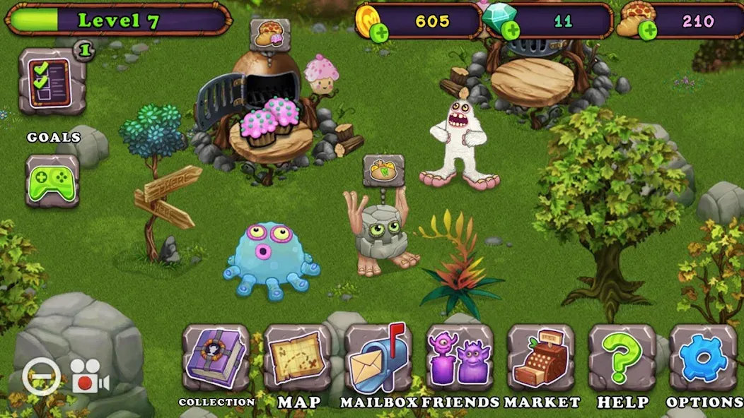 My Singing Monsters (Мод Много денег и бриллиантов) — скриншот 5