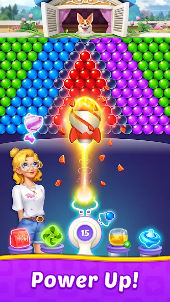 Bubble Shooter Home MOD — Много денег на Андроид — скриншот 2 Bubble Shooter Home MOD — Много денег на Андроид — скриншот 2