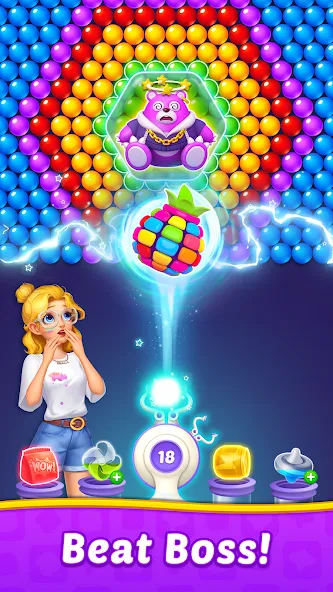 Bubble Shooter Home MOD — Много денег на Андроид — скриншот 3 Bubble Shooter Home MOD — Много денег на Андроид — скриншот 3