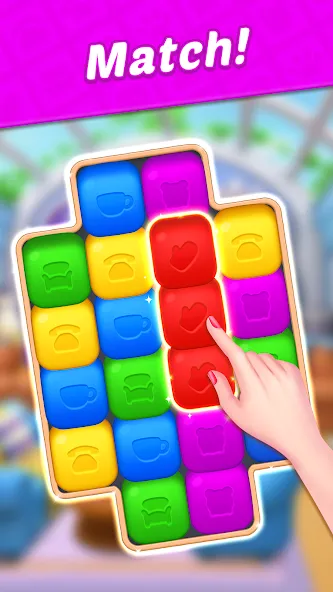 Скачать Design Blast - Match & Home — Много денег — скриншот 2