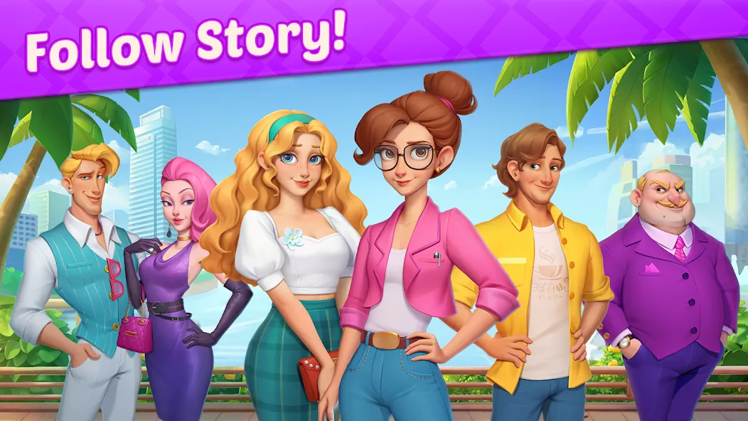 Скачать Design Diary - Match 3 & Home на телефон — Много денег — скриншот 5
