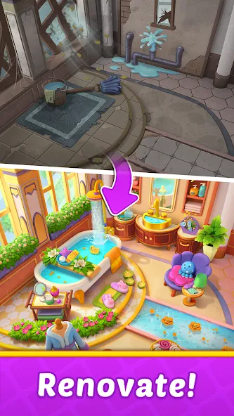 Скачать Fruit Diary 2: Manor Design с модом — Много денег и жизней — скриншот 1