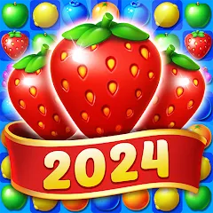 Скачать взлом Fruit Diary - Match 3 Games на Андроид — Много денег