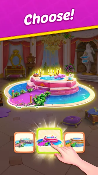 Jewel Manor - Home Design MOD APK на Android — Много денег — скриншот 3
