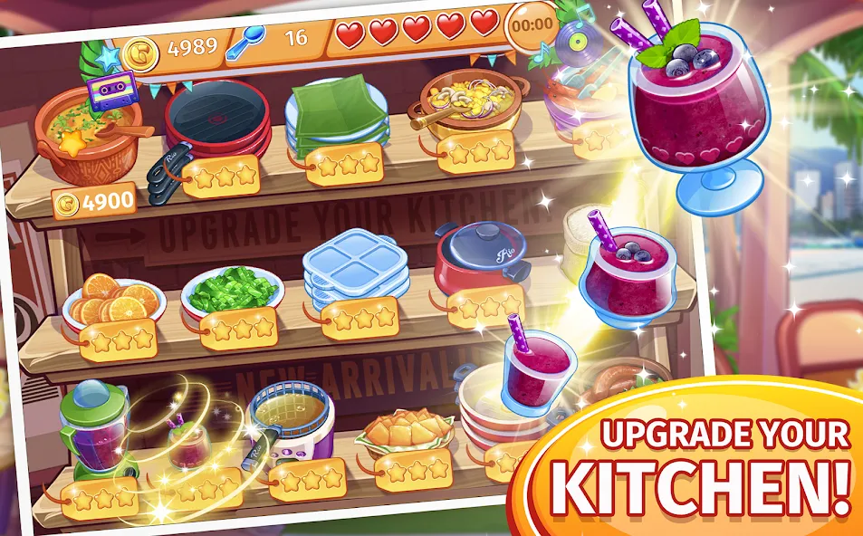 Cooking Craze: Restaurant Game MOD — Много денег и энергии на Андроид — скриншот 3