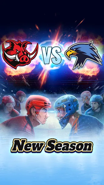 Superstar Hockey — Взломанная версия (Много денег) — скриншот 1