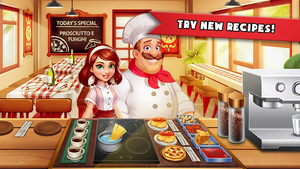 Скачать Cooking Madness: A Chef's Game на Андроид — Много денег и бесконечные жизни — скриншот 1 Скачать Cooking Madness: A Chef's Game на Андроид — Много денег и бесконечные жизни — скриншот 1