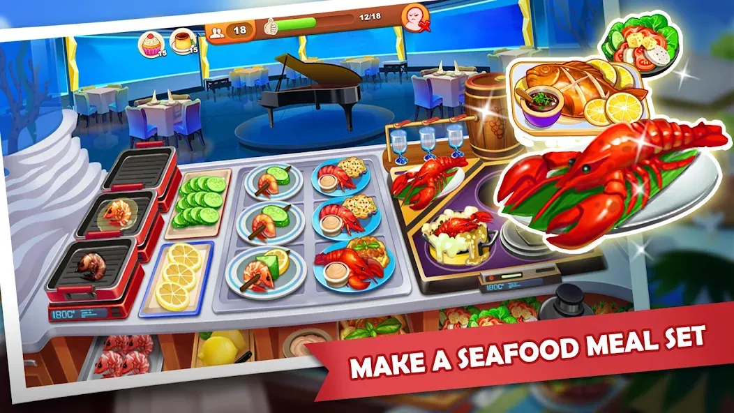 Скачать Cooking Madness: A Chef's Game на Андроид — Много денег и бесконечные жизни — скриншот 3 Скачать Cooking Madness: A Chef's Game на Андроид — Много денег и бесконечные жизни — скриншот 3