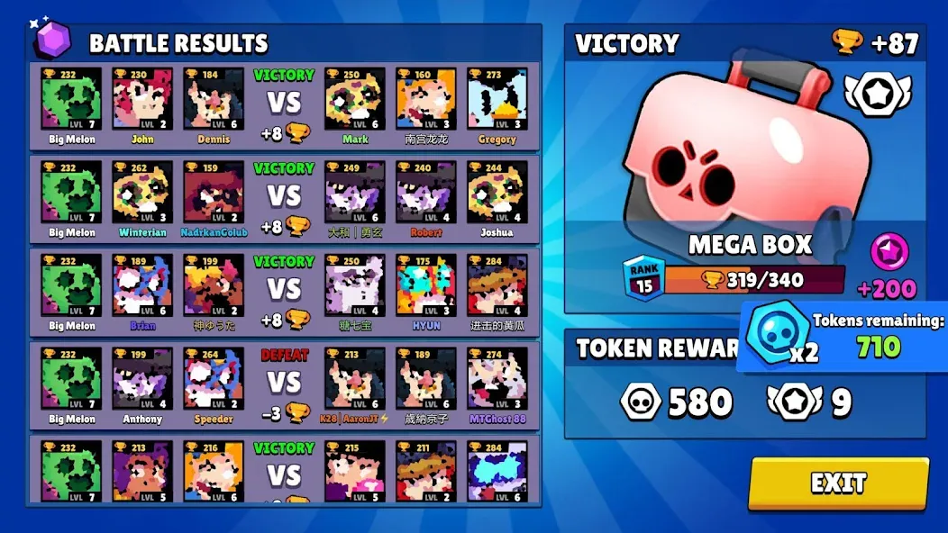 Box Simulator for Brawl Stars на Андроид — Мод Много денег и кристаллов — скриншот 4