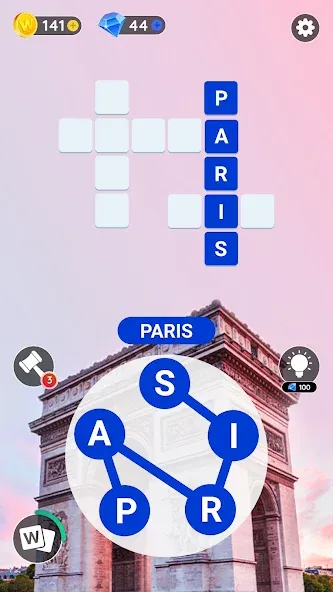 Скачать Word City: Connect Word Game — Последняя версия (Много денег и подсказок) — скриншот 2 Скачать Word City: Connect Word Game — Последняя версия (Много денег и подсказок) — скриншот 2