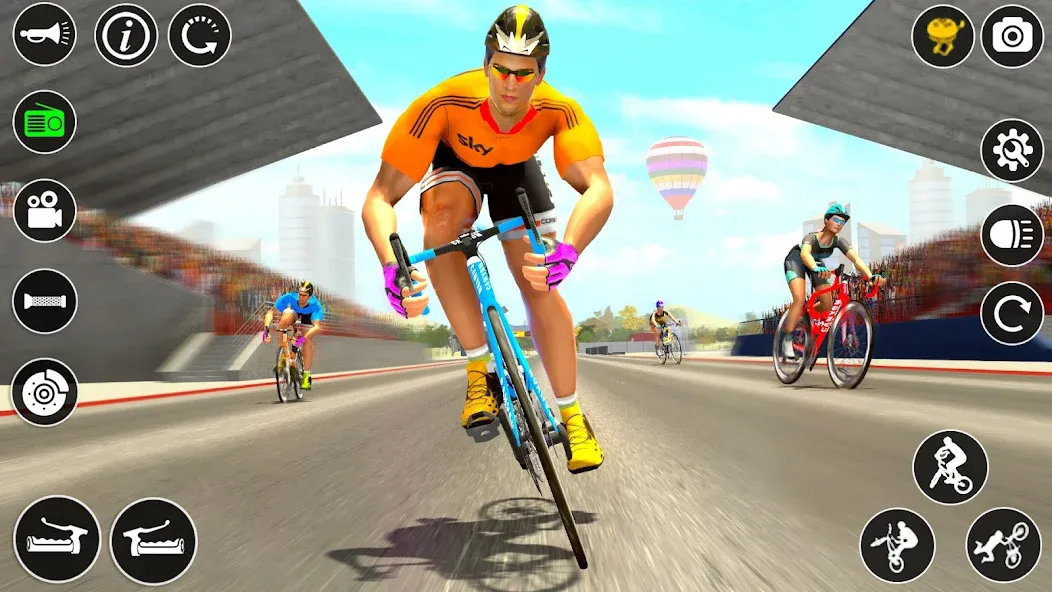 BMX Cycle Race 3d Cycle Games (Мод Много денег) — скриншот 2