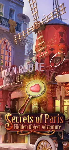 Paris Secrets Hidden Objects Mod APK Много денег и подсказок — Скачать на Андроид — скриншот 1