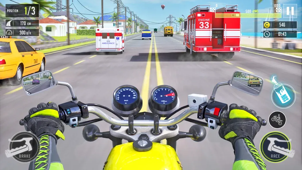 3d Bike Racing Bike Race Games на Андроид — Много денег — скриншот 2