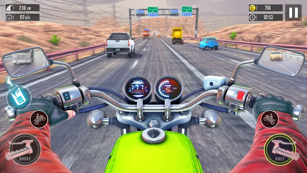 3d Bike Racing Bike Race Games на Андроид — Много денег — скриншот 3