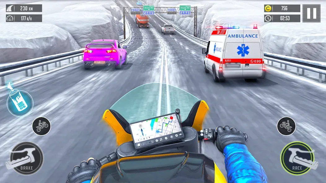 3d Bike Racing Bike Race Games на Андроид — Много денег — скриншот 4