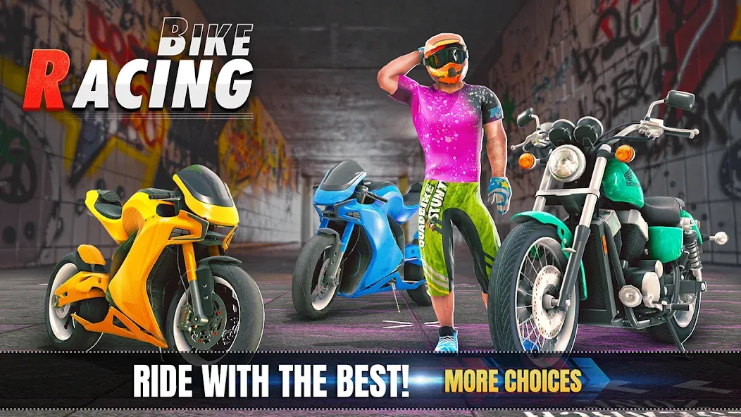 3d Bike Racing Bike Race Games на Андроид — Много денег — скриншот 5