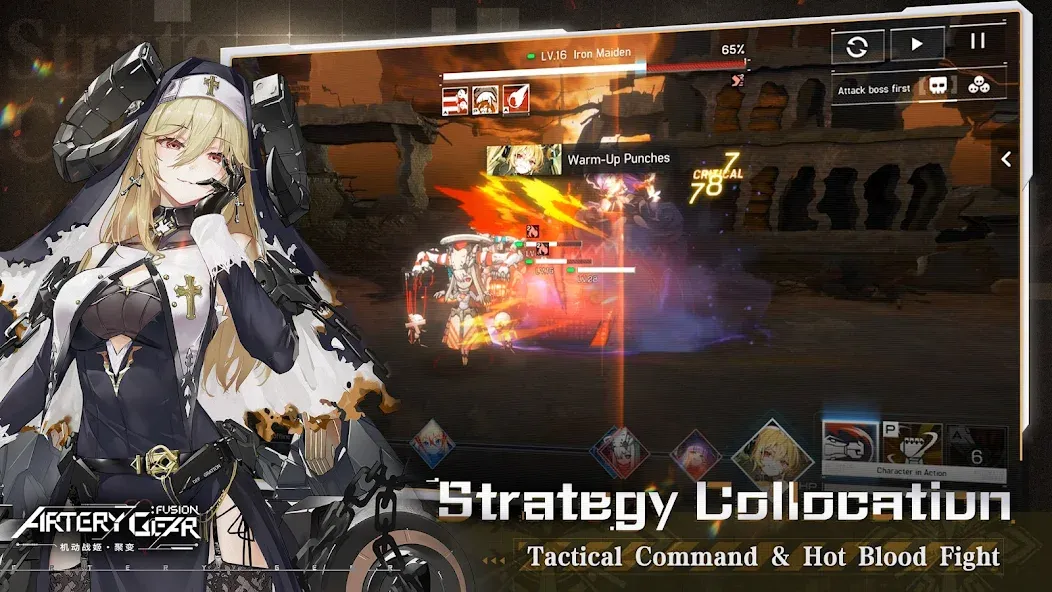 Скачать Artery Gear: Fusion на Android — Взлом на бессмертие — скриншот 3