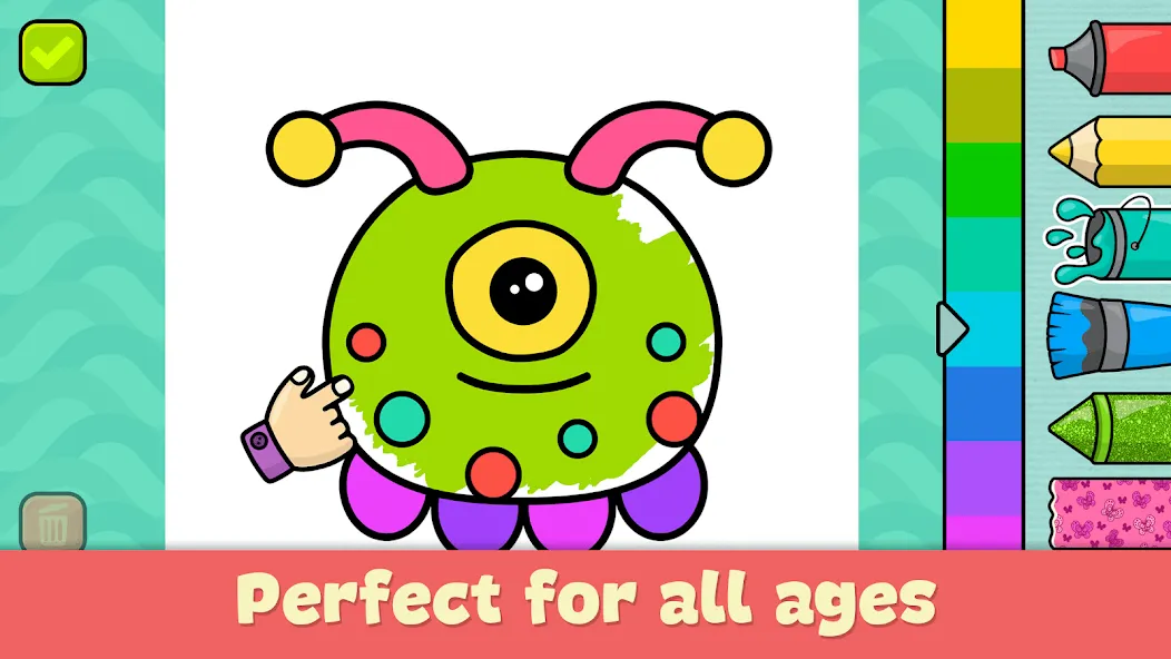 Coloring Book - Games for Kids — Мод: Все открыто — скриншот 1