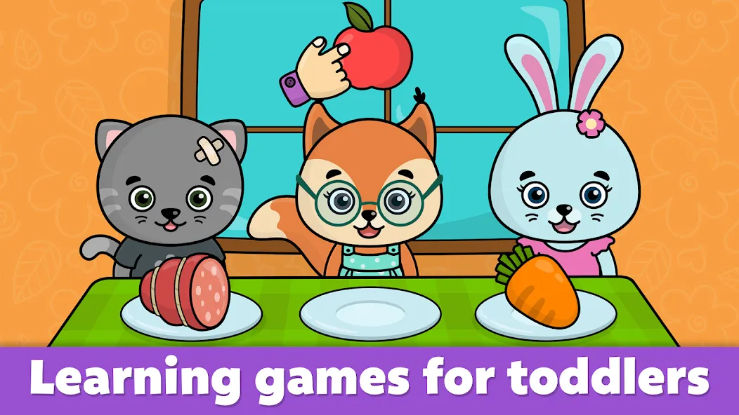 Baby Games: Shapes and Colors (Мод Все уровни открыты и без рекламы) — скриншот 1