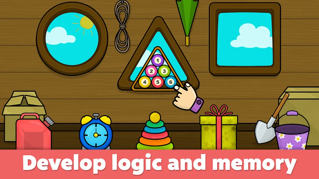 Baby Games: Shapes and Colors (Мод Все уровни открыты и без рекламы) — скриншот 3