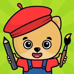 Kids Coloring & Drawing Games MOD — Все цвета и кисти открыты на Андроид