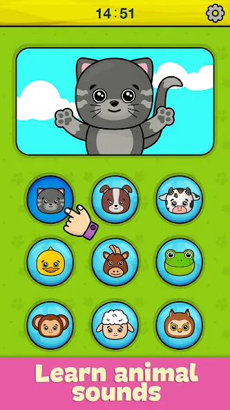 Скачать Bimi Boo Baby Phone for Kids (Мод: Все открыто) на Андроид — скриншот 2