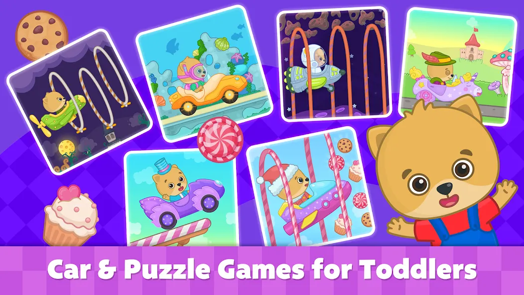 Скачать Bimi Boo Car Games for Kids на Android — Все машины открыты — скриншот 1