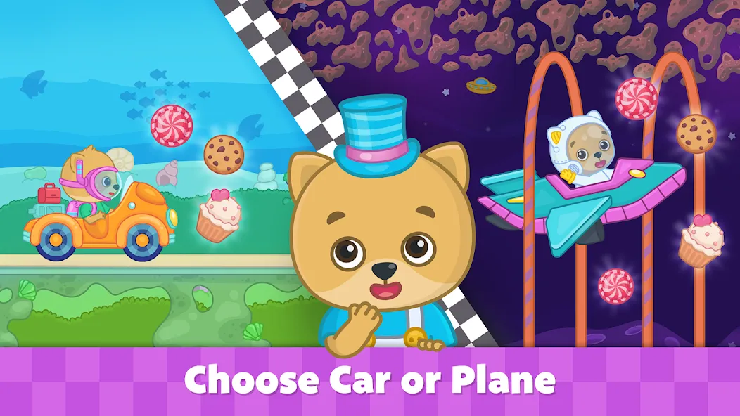 Скачать Bimi Boo Car Games for Kids на Android — Все машины открыты — скриншот 3
