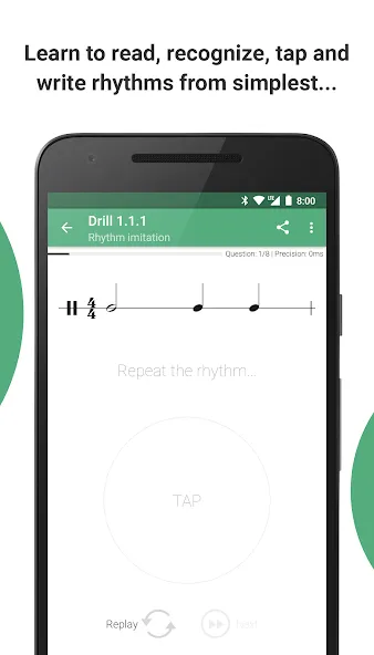 Complete Rhythm Trainer MOD — Полная версия игры на Андроид — скриншот 3