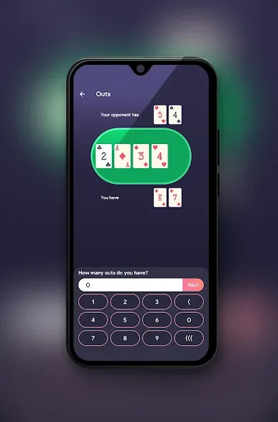 ATHYLPS - Poker Outs, Poker Od MOD APK на Android — Все премиум функции разблокированы — скриншот 3