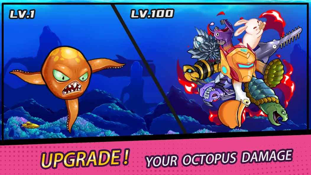 Взлом Crazy Octopus — Много денег — скриншот 1