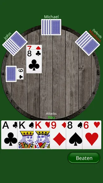Скачать Durak Online Cards Game MOD APK — Все карты открыты — скриншот 3