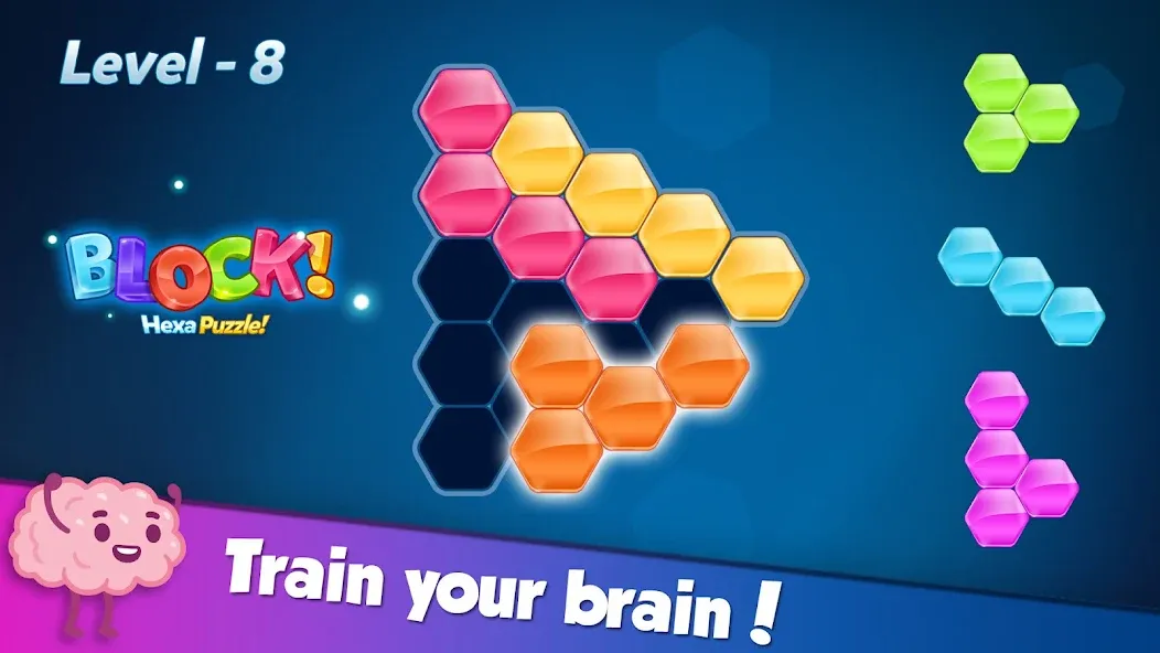 Скачать Block! Hexa Puzzle™ — Модификация Все уровни открыты и без рекламы — скриншот 1