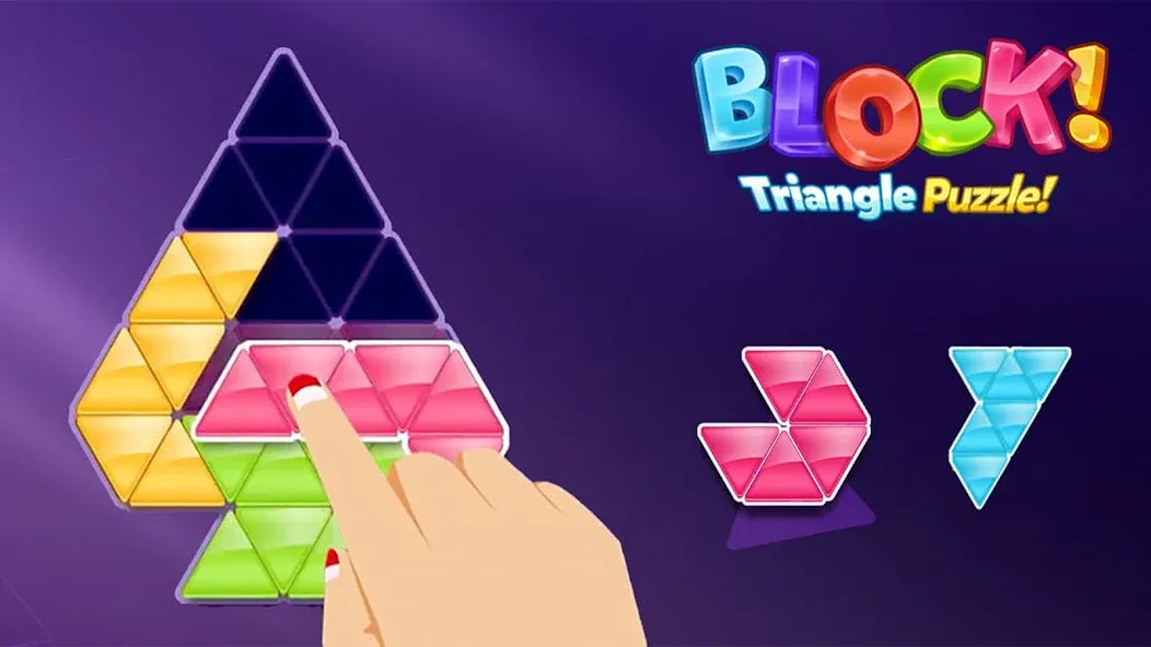 Block! Triangle Puzzle:Tangram — Взломанная версия (Много подсказок) — скриншот 2