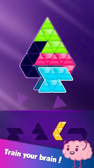 Block! Triangle Puzzle:Tangram — Взломанная версия (Много подсказок) — скриншот 4