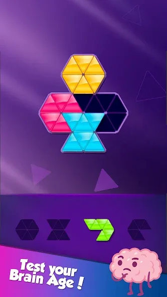 Block! Triangle Puzzle:Tangram — Взломанная версия (Много подсказок) — скриншот 5