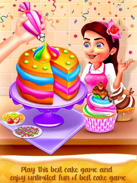 Скачать Cake Maker Cooking Cake Games MOD APK — Всё открыто без рекламы — скриншот 1 Скачать Cake Maker Cooking Cake Games MOD APK — Всё открыто без рекламы — скриншот 1