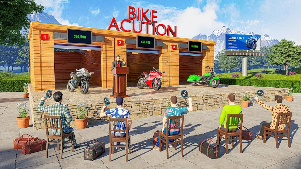Motorcycle Dealer Bike Games — Много денег — скриншот 3