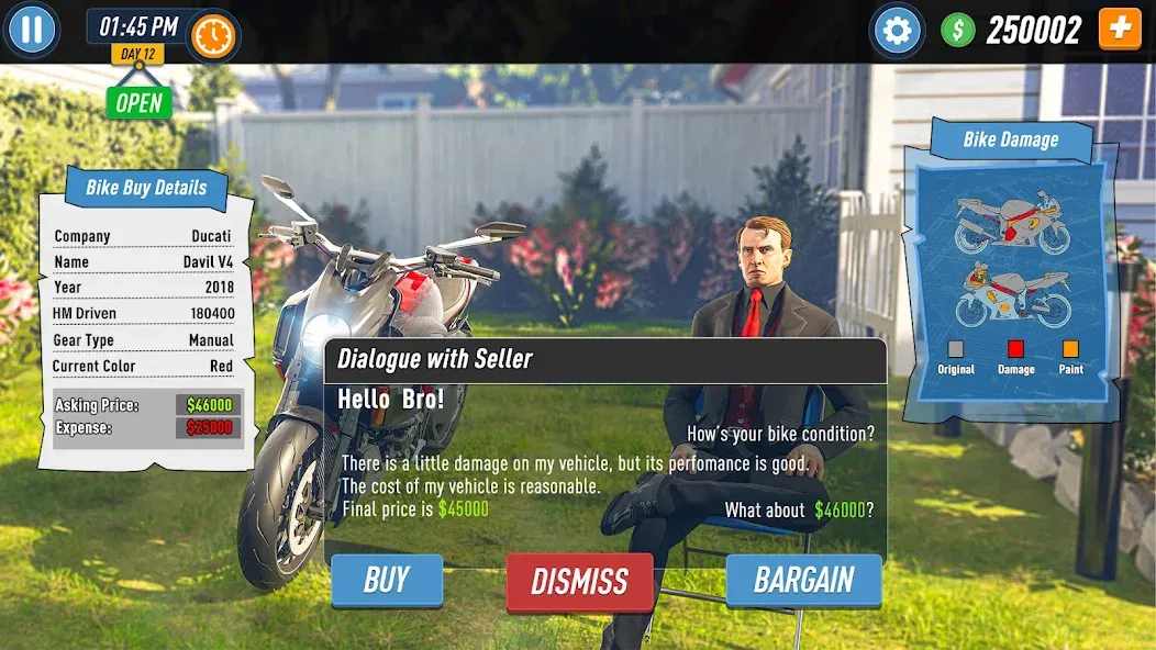 Motorcycle Dealer Bike Games — Много денег — скриншот 5