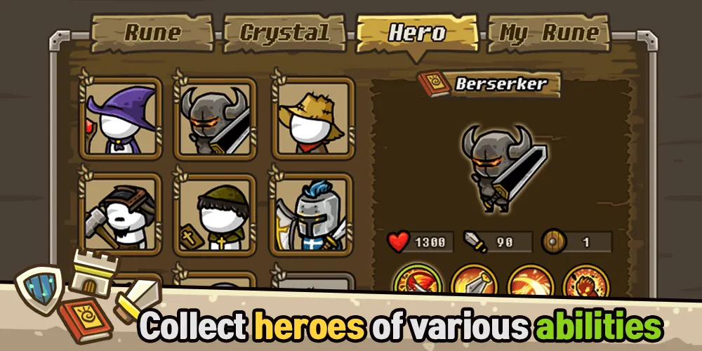 Скачать взломанную Castle Defense Online — Много денег и кристаллов — скриншот 3