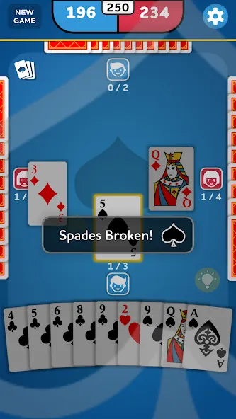 Скачать Spades - Card Game — Модификация Много денег и без рекламы — скриншот 5