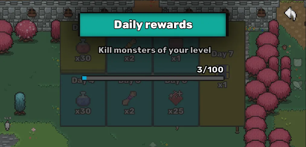 Pixil - MMORPG 2D ONLINE RPG — Мод: Много денег — скриншот 5