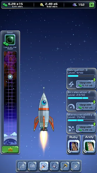 Взлом Idle Space Company — Много денег и без рекламы — скриншот 1 Взлом Idle Space Company — Много денег и без рекламы — скриншот 1