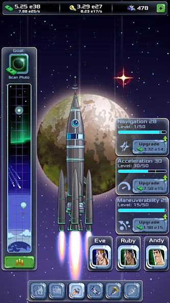 Взлом Idle Space Company — Много денег и без рекламы — скриншот 2 Взлом Idle Space Company — Много денег и без рекламы — скриншот 2