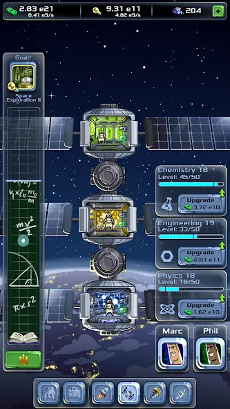 Взлом Idle Space Company — Много денег и без рекламы — скриншот 3 Взлом Idle Space Company — Много денег и без рекламы — скриншот 3