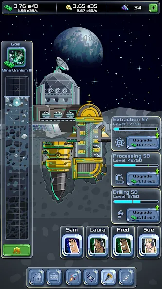 Взлом Idle Space Company — Много денег и без рекламы — скриншот 4 Взлом Idle Space Company — Много денег и без рекламы — скриншот 4