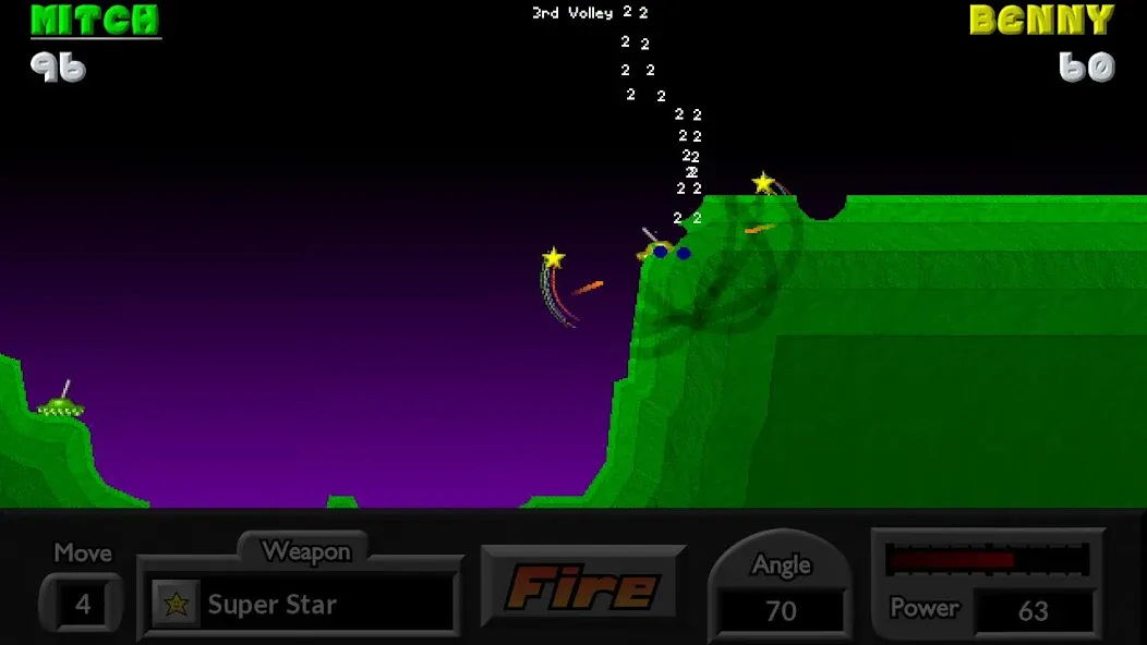 Скачать Pocket Tanks (Мод: Много денег и все оружие) на Андроид — скриншот 4