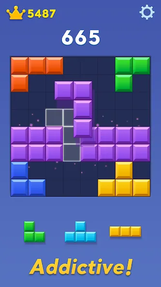 Скачать взлом Block Blast! на Андроид — Много денег и без рекламы — скриншот 3