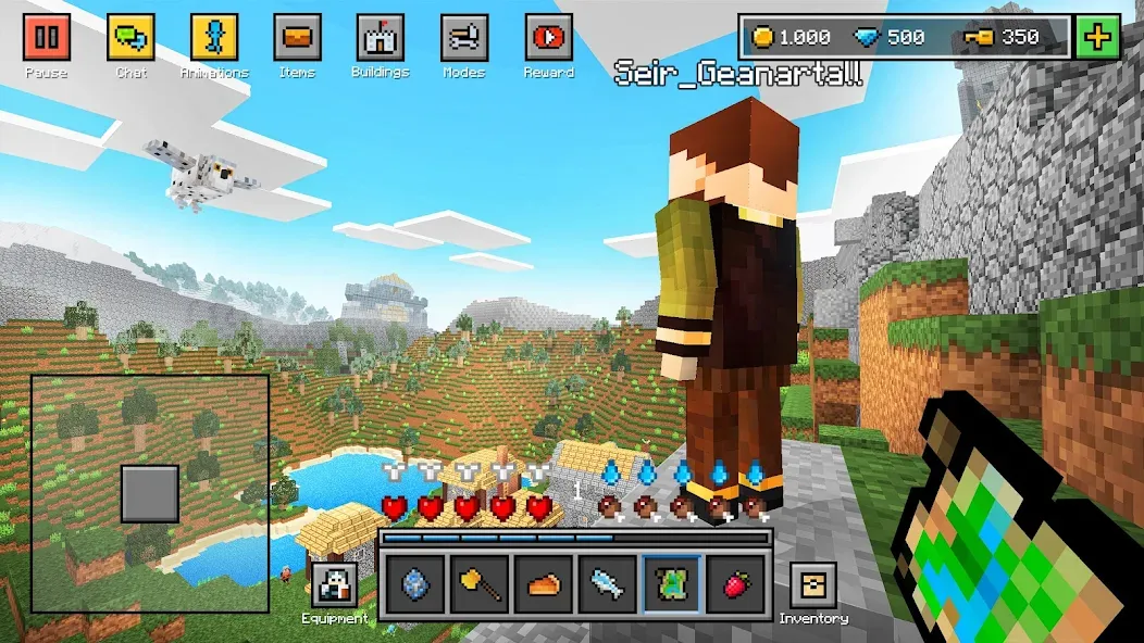 Block World 3D: Craft & Build Mod APK Много денег и ресурсов — Скачать на Андроид — скриншот 5